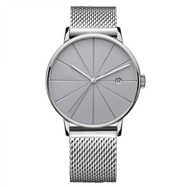 Men watch mechanical ultra thin simple minimalist Man wristwatch automatic round Man watch custom design