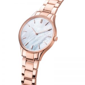 Women watch all stainless steel simple rose gold Girl wristwatch new fashion slim cute silver Woman watches small stylish