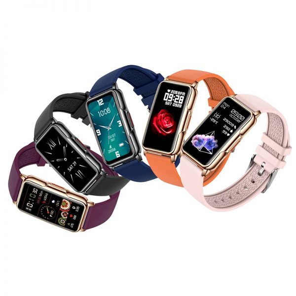 Smart bracelet H80 full touch screen 1.47 inch Silicone steel mesh watch band fitness tracker Customized smart bracelet