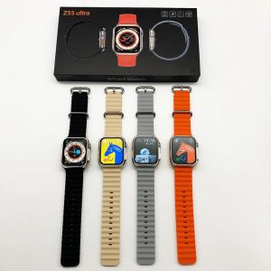 Z55 Ultra smart watch 2.05 inch bluetooth BT IP68 waterproof China smart watch android Rotated dual buttons silicone