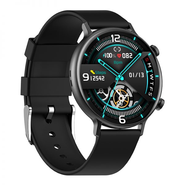 Smart watch 2024 new round circular silicone band Hot sale bluetooth call BT smart watch sport man Lady woman 1.3 inch