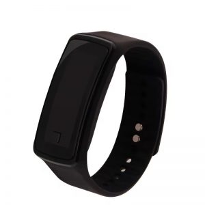 Promotional gift digital watch LED display wristwatch sport casual electronic watch China silicone bracelet rectangular