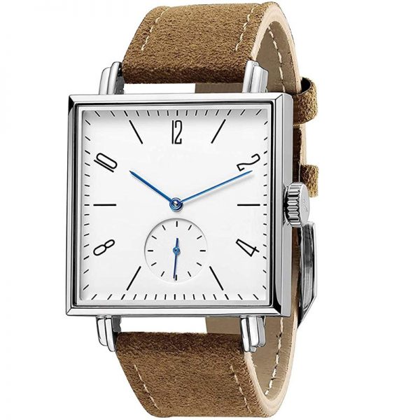Automatic man watch square casual simple Mechanical man watch hollow out minimalist Custom logo OEM design man