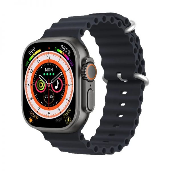 GS Ultra 8 smart watch rectangular 2.05 inch GS Ultra 8 digital watch band 49mm metallic Silicone sport OEM customized - Image 2