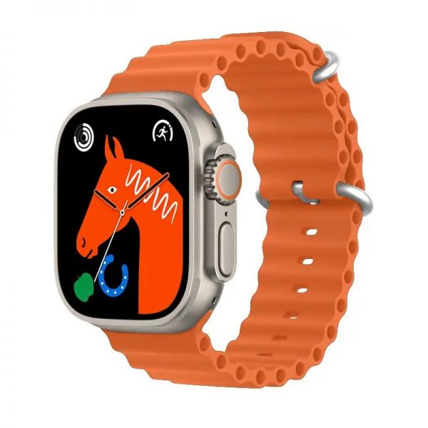 GS Ultra 8 mini smart watch 1.7 inch electronic Metallic smart watch 41mm slim sport Silicone GS Ultra 8 mini custom - Image 2