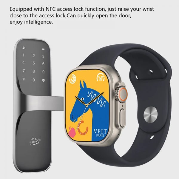 YS8 Ultra 2.05 inch smart watch blood oxygen China smart watch electronic bluetooth BT Heart rate temperature sleep - Image 2
