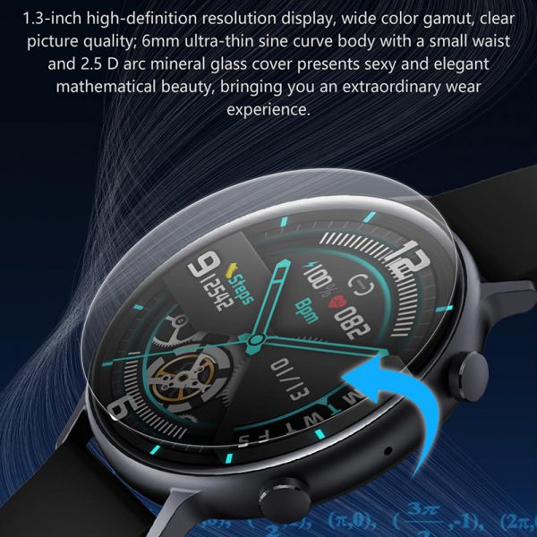 Smart watch 2024 new round circular silicone band Hot sale bluetooth call BT smart watch sport man Lady woman 1.3 inch - Image 2
