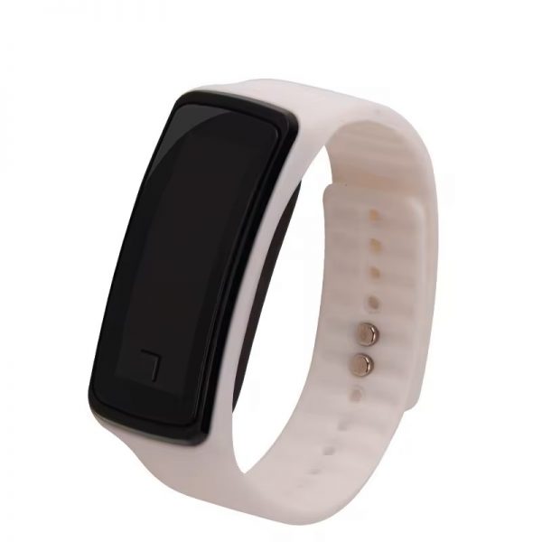 Promotional gift digital watch LED display wristwatch sport casual electronic watch China silicone bracelet rectangular - Image 2