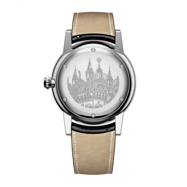 Men watch moon phase ultra thin slim stainless steel Man watch leather strap blue Men wristwatch luxury OEM custom design - Image 3