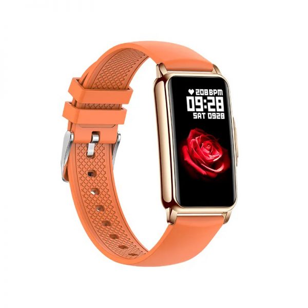 Smart bracelet H80 full touch screen 1.47 inch Silicone steel mesh watch band fitness tracker Customized smart bracelet - Image 3