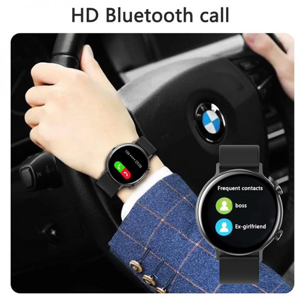 Smart watch 2024 new round circular silicone band Hot sale bluetooth call BT smart watch sport man Lady woman 1.3 inch - Image 3