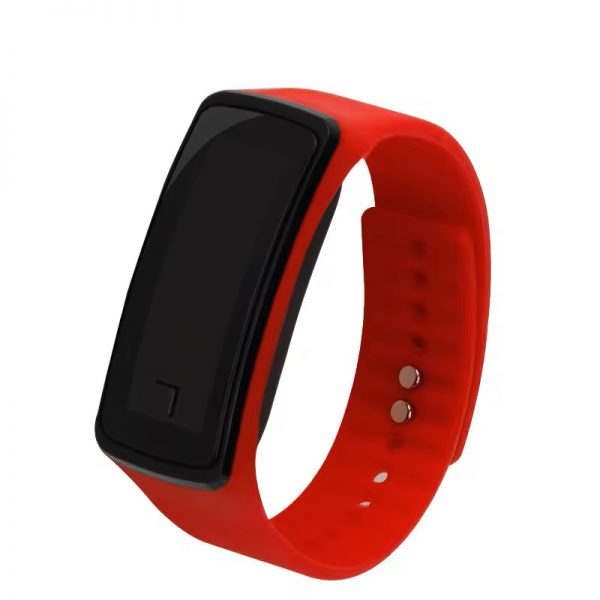 Promotional gift digital watch LED display wristwatch sport casual electronic watch China silicone bracelet rectangular - Image 3