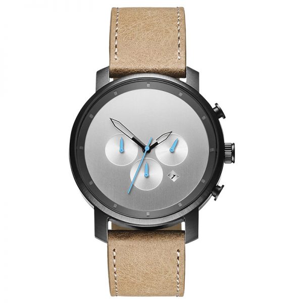 Men watch chronograph simple classic Man watch chronometer minimalist leather strap Men wristwatch latest - Image 4