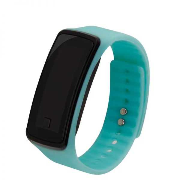 Promotional gift digital watch LED display wristwatch sport casual electronic watch China silicone bracelet rectangular - Image 4