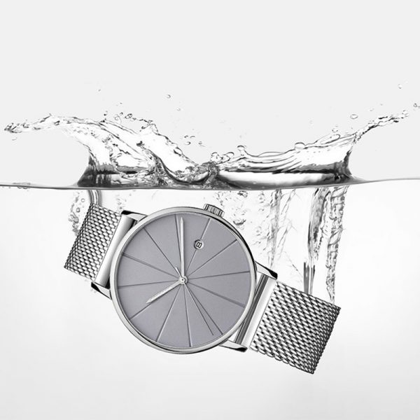 Men watch mechanical ultra thin simple minimalist Man wristwatch automatic round Man watch custom design - Image 5