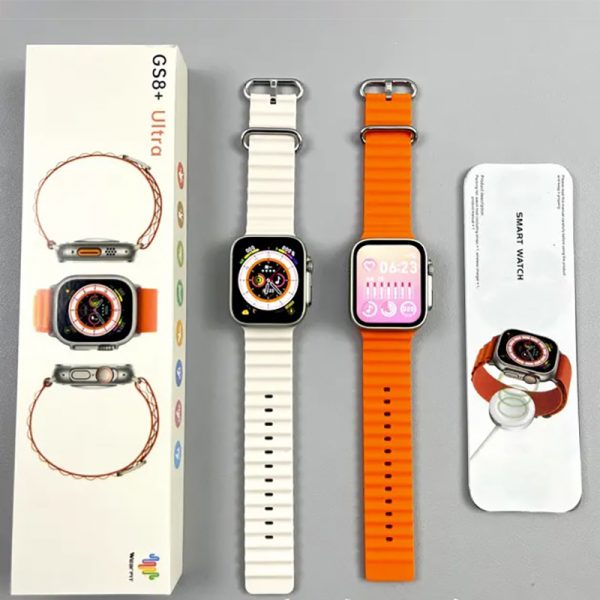 GS Ultra 8 smart watch rectangular 2.05 inch GS Ultra 8 digital watch band 49mm metallic Silicone sport OEM customized - Image 5