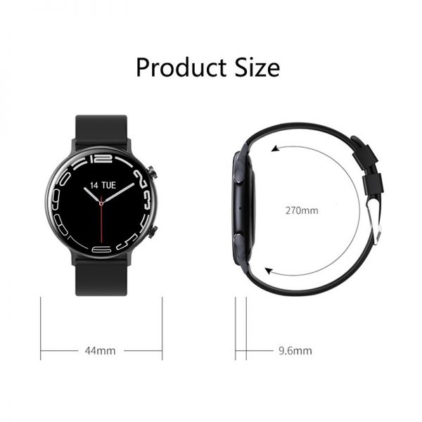 Smart watch 2024 new round circular silicone band Hot sale bluetooth call BT smart watch sport man Lady woman 1.3 inch - Image 5