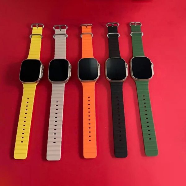 GS Ultra 8 smart watch rectangular 2.05 inch GS Ultra 8 digital watch band 49mm metallic Silicone sport OEM customized - Image 6