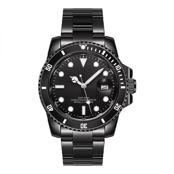 Automatic watch luxury high standard mechanical wristwatch with calendar green blue black gold color clean watch factory - Image 3