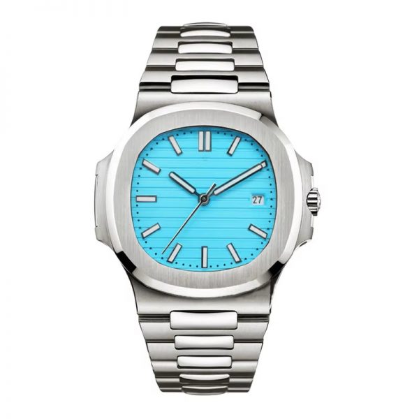 Stainless steel men watch automatic customized mechanical wristwatch waterproof tough strong business sport style - Image 6
