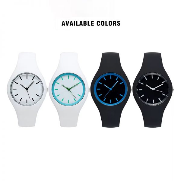 Silicone watch quartz factory wholesale in stock fashion cute quartz wristwatch custom logo customized silicone - Image 6