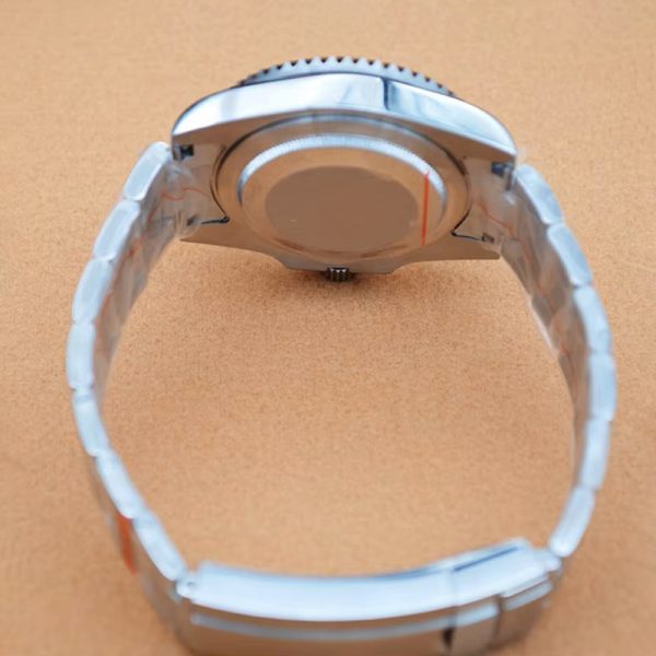 OEM automatic watch all stainless steel men wristwatch waterproof cyclops calendar handsome rotated ring watch - Image 7