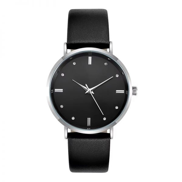 Young lady watch pink leather strap custom logo woman wristwatch OEM made in China customization girl dress watches - Image 5