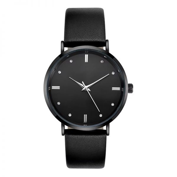 Young lady watch pink leather strap custom logo woman wristwatch OEM made in China customization girl dress watches - Image 6