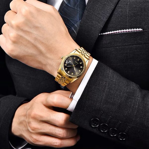 Couple watches stainless steel lover watches a pair men women wristwatches quartz gift watches gril boy lady young - Image 7