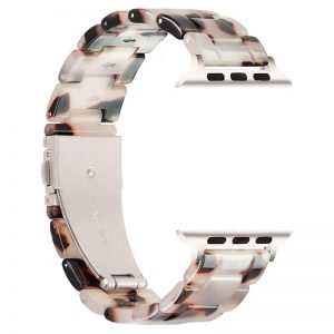 Watch band factory for Apple Watch 38 40 41 42 44 45mm ceramic wristwatch strap less weight watch band resin