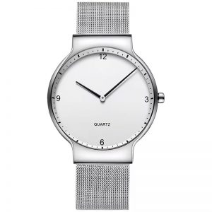 Wholesale couple watches luxury lover watches stainless steel mesh strap mesh band quartz wristwatch factory in China